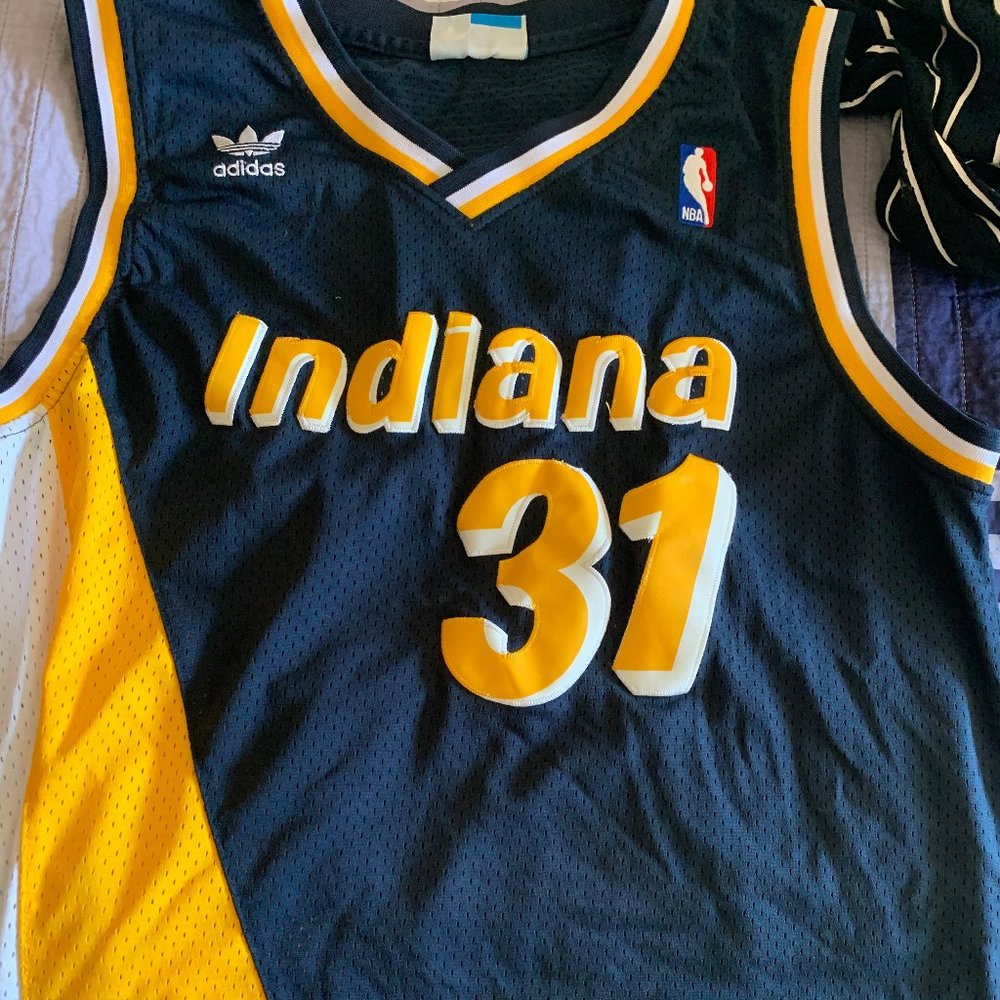 Adidas Org Reggie Miller Indiana Pacers Jersey